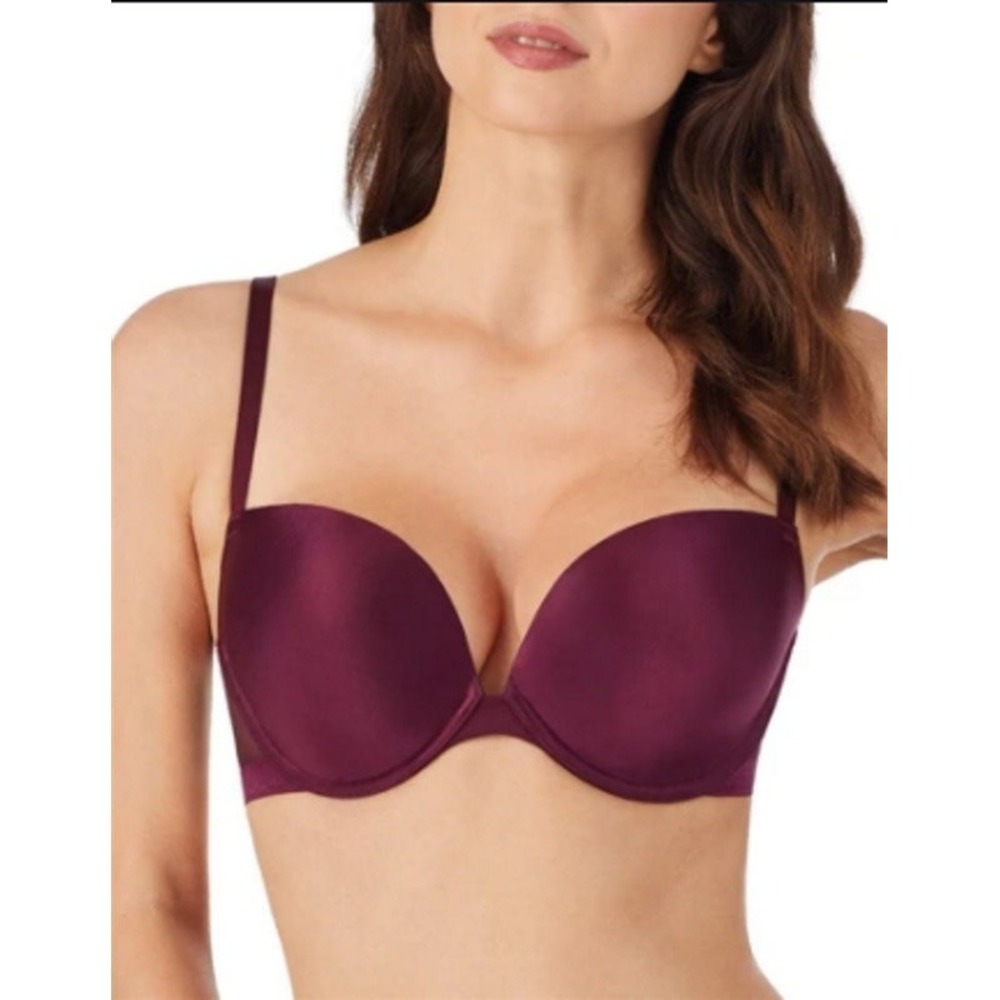 Plunge T-Shirt Bra in Wine
